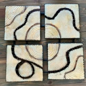 Metal Aztec Wall Hanging